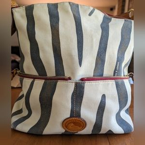 Dooney & Bourke Zebra Canvas Purse